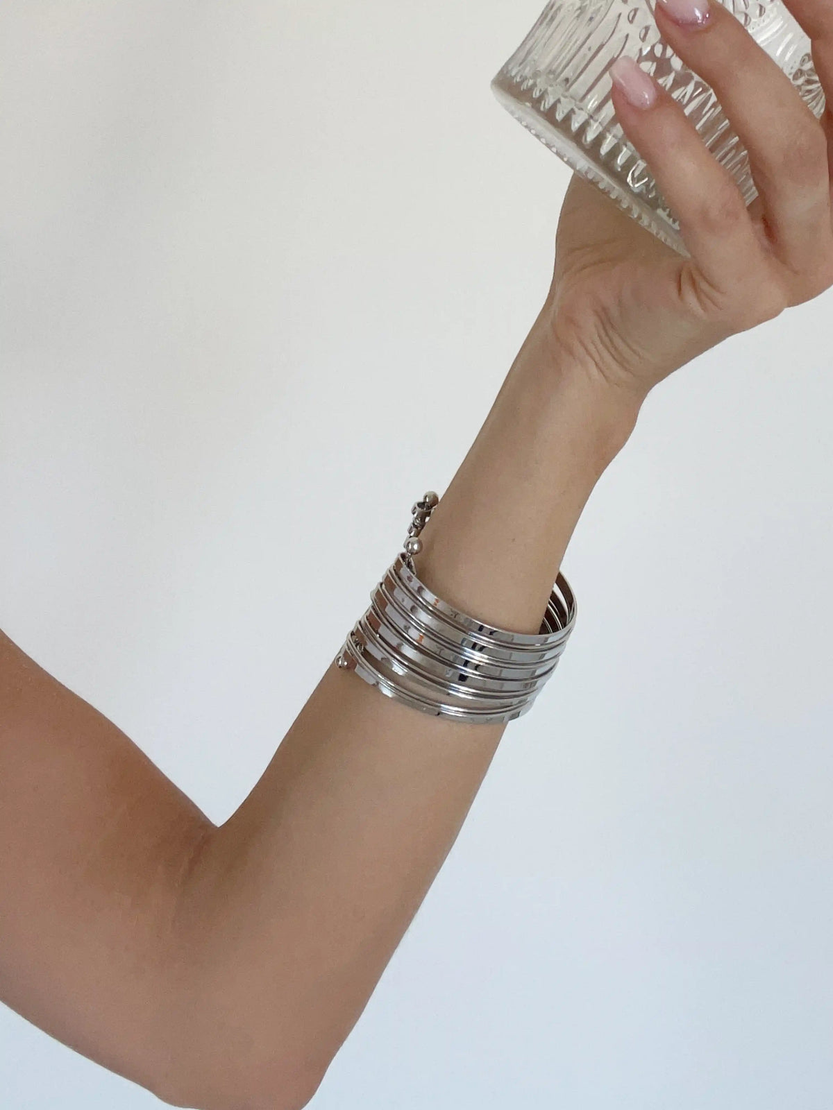 Sirio - Bracciale alla schiava - Silver