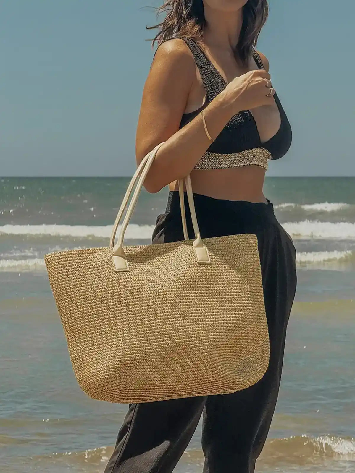 Borsa Coffa Siciliana Rafia Borse Paglia Grezze Ingrosso V Garden Tea