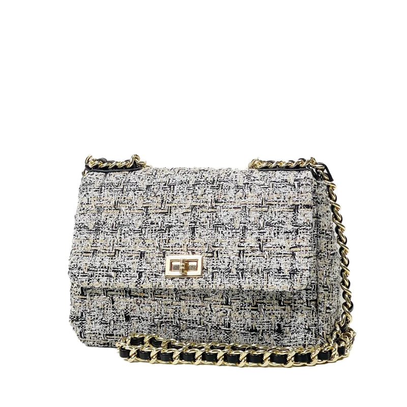 La Parisienne Set- Maxi Bag e Mini Bag in Tweed